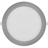  led ugradna svetiljka nexxo LED/18W/230V 3000/3500/4000K, srebrna, prečnik 22,5 cm | Eponuda.com