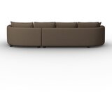 Bessagi Home Sedežna Garnitura Nilas, Rjava, S Taburejem | Shoptok.si