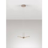 Nova Luce Aluminijasta LED zatemnitvena viseča svetilka v mat zlati barvi ø 32,5 cm Vea – | Shoptok.si