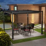  Terasa pergola, 3x3m, siva | shoptok.hr