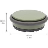 Wagner talni blažilnik za vrata big disk, Ø 96 mm, de 2 kosa, višina 30 mm, zelene barve | Shoptok.si