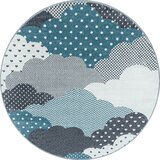 Ayyildiz Carpets Modra/siva otroška preproga ø 160 cm Bambi – | Shoptok.si