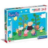 Clementoni Peppa Pig i prijatelji 24-dijelna maxi supercolor slagalica - | shoptok.hr