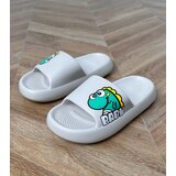 Gemre Grey children's flip-flops with Milos print | Shoptok.si