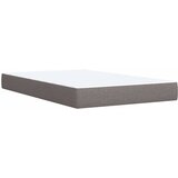  Krevet s oprugama i madracem smeđesivi 120 x 200 cm od tkanine | shoptok.hr