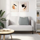  Jastuk za leđa Svijetlo siva 60 x 20 x 50 cm tkanina | shoptok.hr