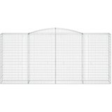  Lučne gabionske košare 2 kom 400x50x180/200cm pocinčano željezo | shoptok.hr