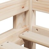  Visoki krevet s krovom 90 x 200 cm od masivne borovine | shoptok.hr