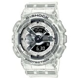 Casio Muški g shock transparentni sportski ručni sat sa belim silikonskim kaišem ( ga-114rx-7aer ) cene