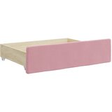  Dnevni krevet na razvlačenje ružičasti 80 x 200 cm baršunasti | shoptok.hr