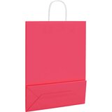  Papirnate vrećice 50 kom s ručkama ružičaste 32x12x42 cm | shoptok.hr