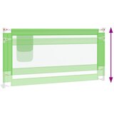  Sigurnosna ograda za dječji krevet zelena 180 x 25 cm tkanina | shoptok.hr