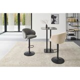 MID.YOU BARSKI STOL, siva, črna | Shoptok.si
