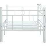 Okvir za dnevni ležaj bijeli metalni 90 x 200 cm | shoptok.hr