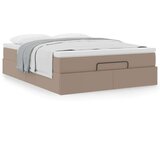 Otomanski krevet s madracem cappuccina 140x190cm umjetna koža  Otomanski krevet s madracem cappuccina 140x190cm umjetna koža Slike