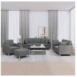 vidaXL 4-dijelni set sofa s jastucima tamnosivi od tkanine | shoptok.hr