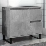 vidaXL Kopalniška omarica za umivalnik Betonska siva 65x33x60 cm | Shoptok.si