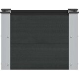  Povišena vrtna gredica Crna 50 x 30 x 36 cm | Eponuda.com