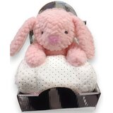 Baby Bear Origin BBO Set Igračka + Ćebence (B230318) Rabbit – Pink 100x75cm Cene