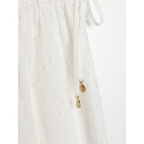Sinsay Pamučna midi haljina s ažurnim detaljima | shoptok.hr