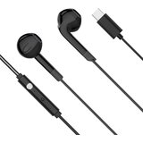 Krüger&Matz Slušalke žične za v uho KRUGER-MATZ C2-BL, mikrofon, USB-C, 120cm, črne, (5000118039) | Shoptok.si