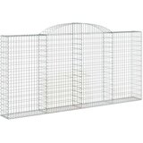  Lučne gabionske košare 6 kom 300x30x140/160cm pocinčano željezo | shoptok.hr