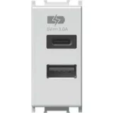 USB polnilnik (3 A, IP20, bel)