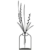 Dekorativna figura saksija za cvijeće - 3, 19x44 cm, 1,5 mm, Crna