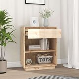 Konzolna omarica 60x34x75 cm trdna borovina, (20656341) | Shoptok.si