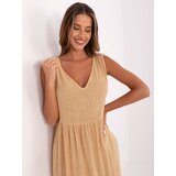 Och Bella Dress-TW-SK-BI-28007.63-camel | Shoptok.si