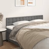  Uzglavlja siva 180x5x78/88 cm od umjetne kože | Eponuda.com