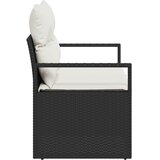  Vrtni kauč s jastukom s pohranom 120 x 62 x 69 cm poliratan | shoptok.hr