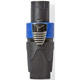 Nedis COTP16900BK, konektor za zvuènik,ravni,muški,nikl,lemljeni, preènik kab. ulaza: 8,0 mm,Crni,1kom | Eponuda.com
