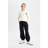 Defacto Girl's Parachute Cotton Trousers