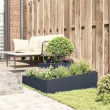  Vrtna saksija Antracit 100 x 100 x 50 cm Čelična vrata | shoptok.hr