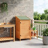  Vrtna Šupa Smeđa 59 x 56 x 113,5 cm Čvrsto drvo jele | shoptok.hr