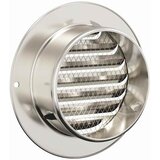  Pokrov ventilacije 4 pcs Srebrno 100 mm Nehrđajući čelik | Eponuda.ba