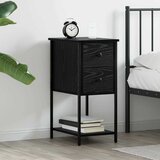  Noćni ormar Crni hrast 32 x 42 x 70 cm Konstruirano drvo | shoptok.hr