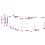  Postelja z vzmetnico z vzmetnico Roza 120 x 220 cm blago, (5000123663) | Shoptok.si