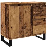 vidaXL Kopalniška omara za umivalnik Stari les 65x33x60 cm | Shoptok.si