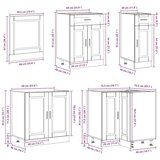  komplet kuhinjskih omaric Porto, starinska, 11kos | Shoptok.si