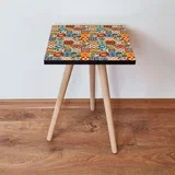 Club sto Shp325, 35x42x35 cm, Šareni