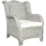 vidaXL Sofa s jastukom siva od prirodnog ratana i platna Cijene