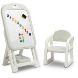 Toyz Izobraževalno risalna tabla s stolom Ted siva | Shoptok.si