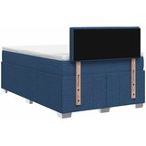  Boxspring krevet s madracem Plava 120 x 190 cm Tkanina | shoptok.hr