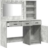  Toaletni stol 2 kom. Siva 78,5 x 41 x 135 cm Konstruirano drvo | Shoptok.si