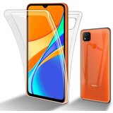 Cadorabo Xiaomi RedMi 9C/RedMi 10A in transparentno - 360° zaščita celotnega telesa - Zaščita spredaj in zadaj, vsestranska zaščita s ščitnikom zaslon, (20860516) | Shoptok.si