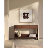 Kave Home Komoda v orehovem dekorju v temni naravni barvi 120x81x35 cm Norlen &amp;ndash; Slike