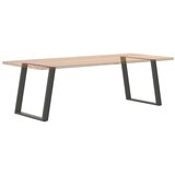 vidaXL Noge za blagovaonski stol u obliku slova U 2 kom antracit | shoptok.hr