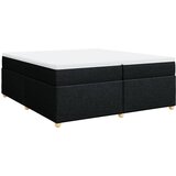 Maison Chic Box spring postelja - Vzmetna postelja z vzmetnico črn 200x200 cm blago SL24376, (21879857) | Shoptok.si